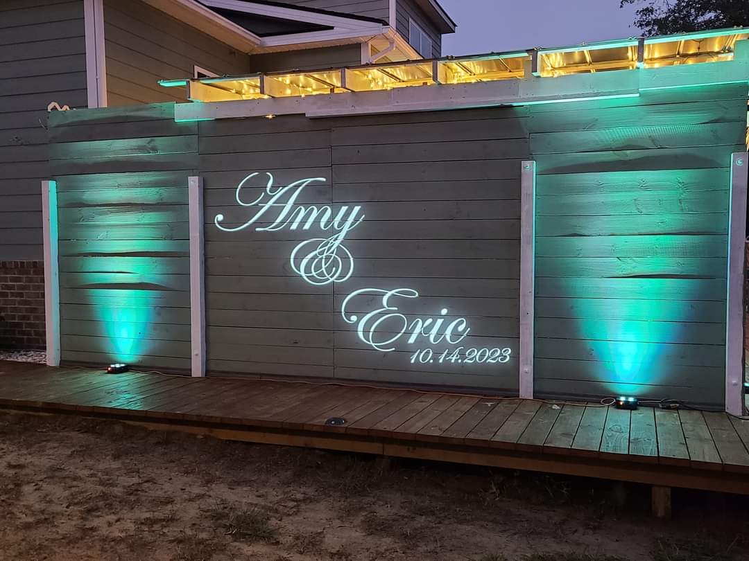 custom monogram lighting